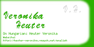 veronika heuter business card